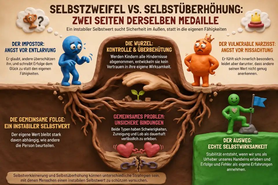 Der Hochstapler und der Narzisst fürchten dasselbe