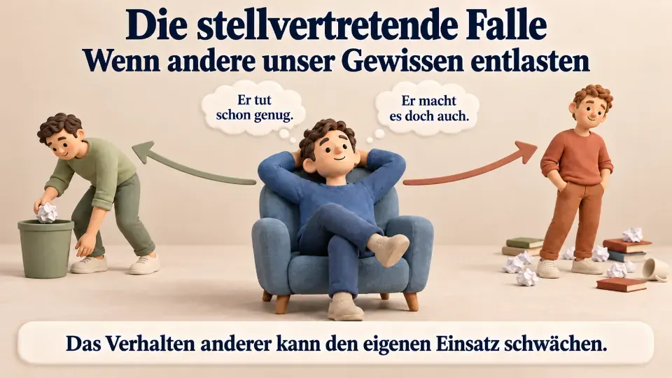 Die stellvertretende Falle: Wenn andere unser Gewissen entlasten